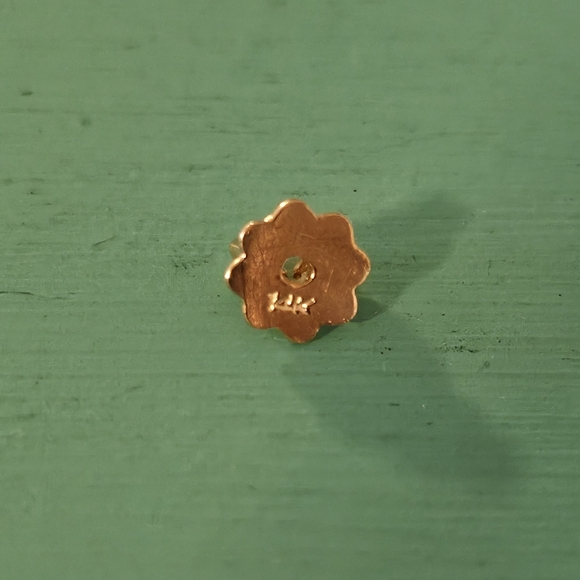 14K Rose Gold Dangle Unique Earrings Handmade In Korea (Brand: Julie Ok Jewelry) - Picture 4 of 6